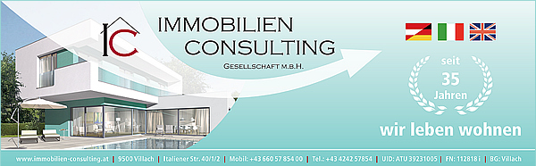Immobilien Consulting Villach: Verkauf - Beratung - Vermietung von Realitäten im Raum Kärnten, Italien, Kroatien !!!
